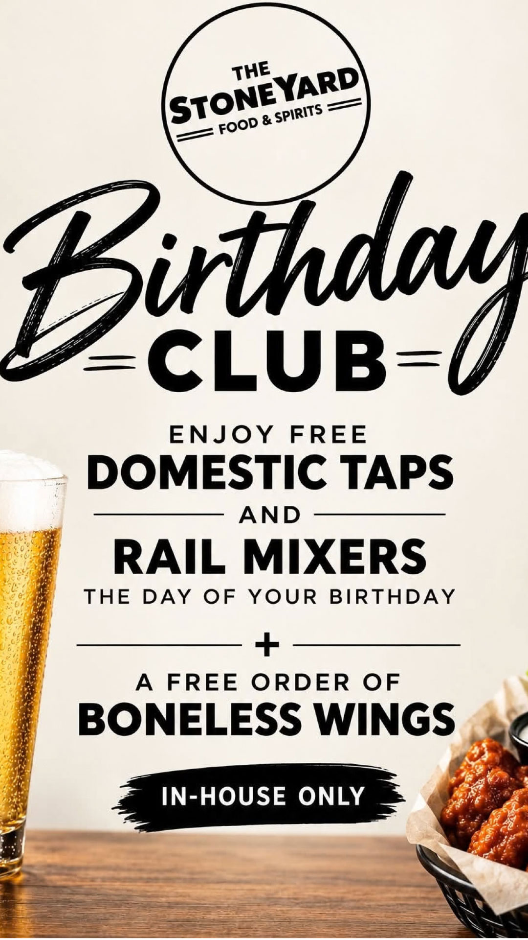 StoneYard Birthday Club